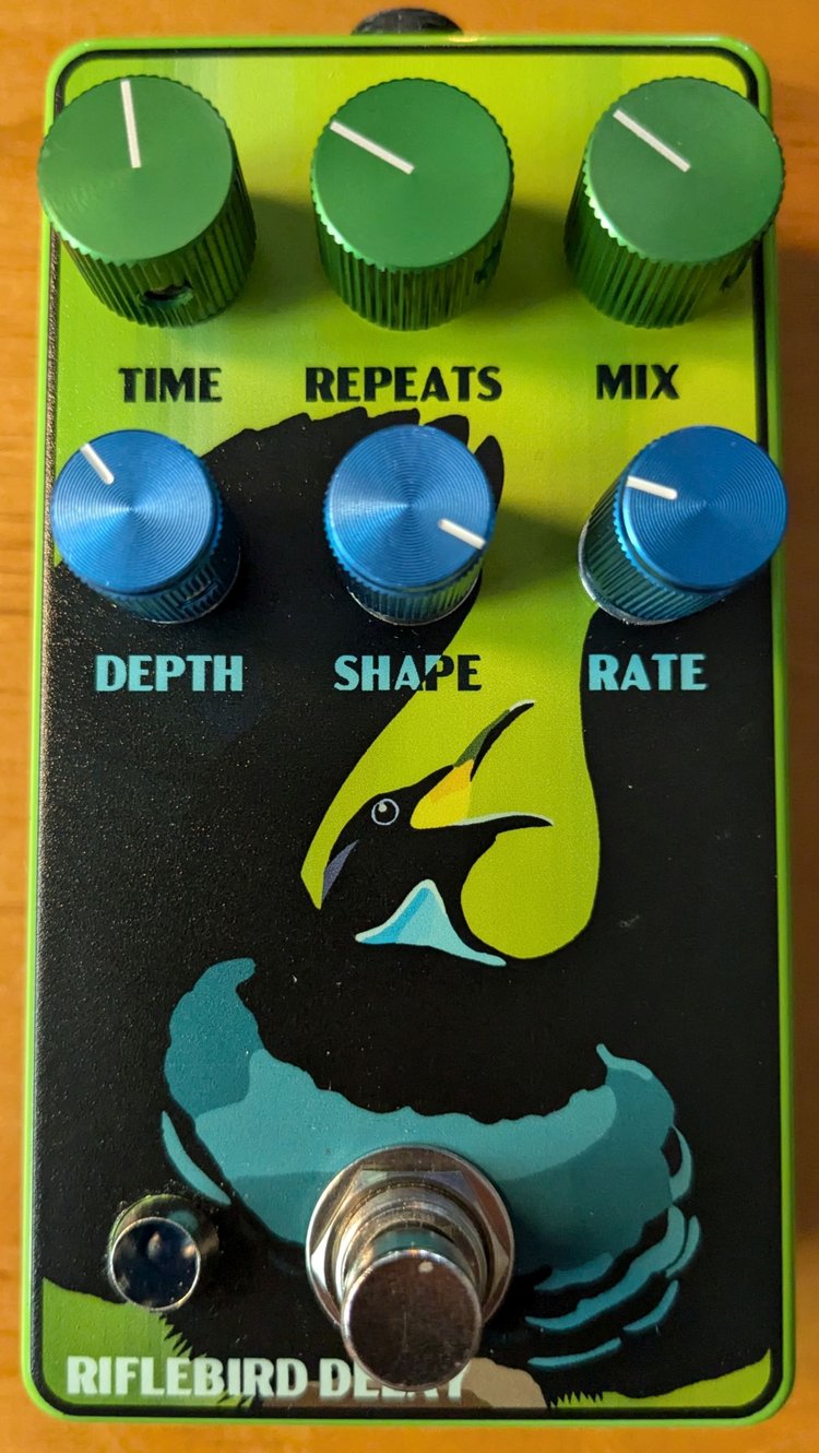 Riflebird Delay front